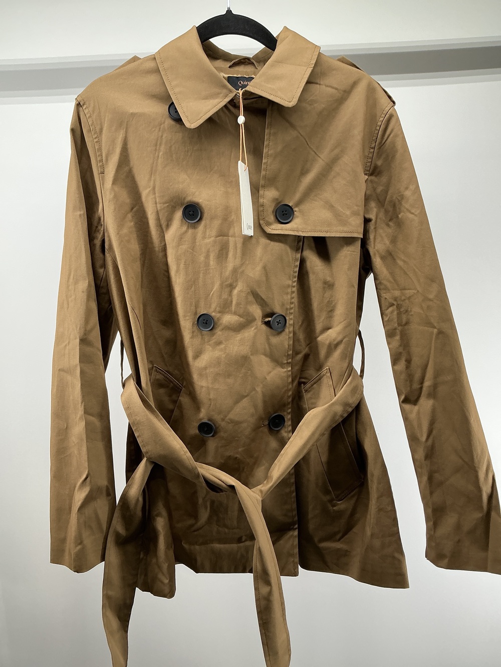 Comfort Stretch Short Trench Coat